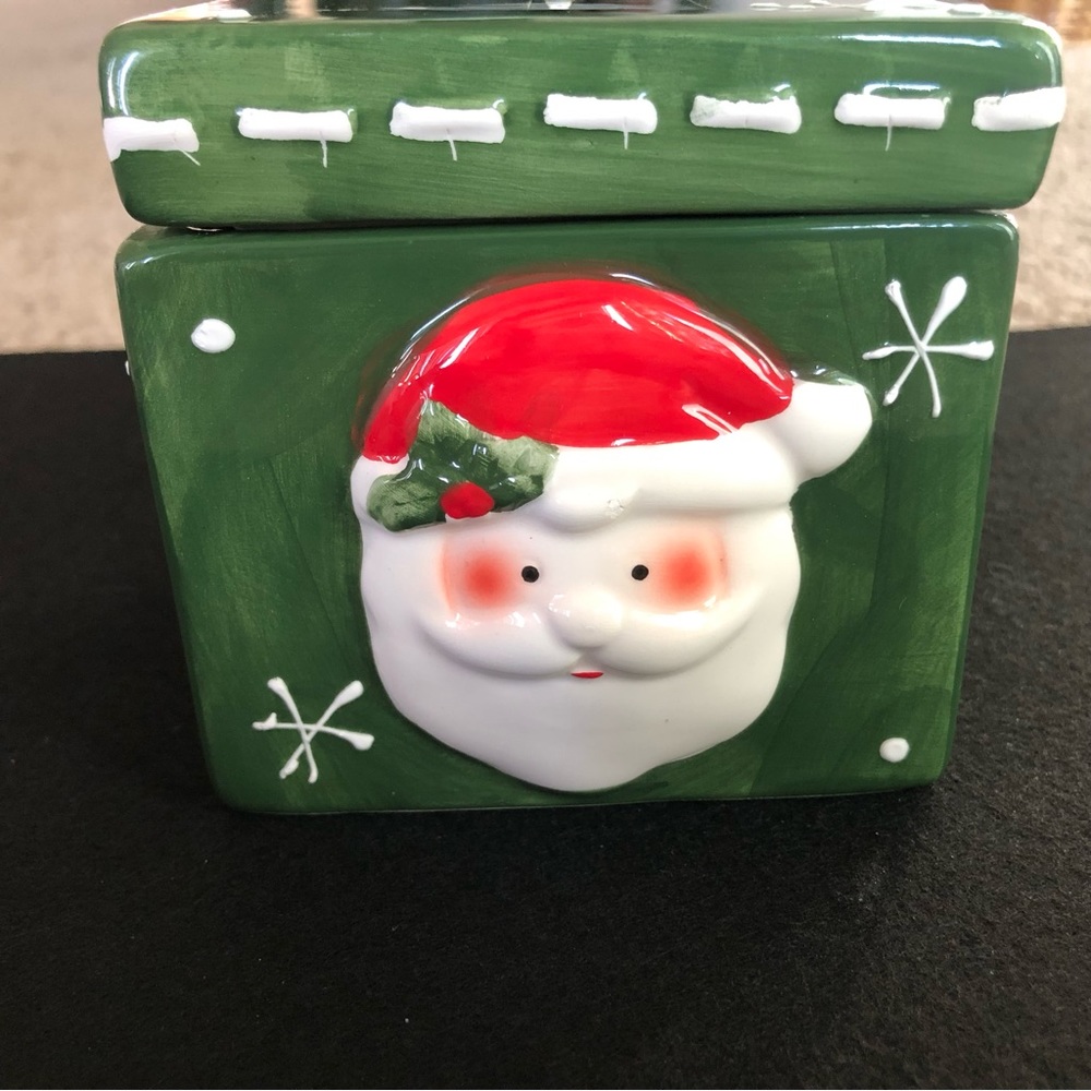 Santa Ceramic Christmas Box